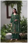 Sukriti 5159 By Ganga Cotton Satin Printed Embroidery Work Dress Material